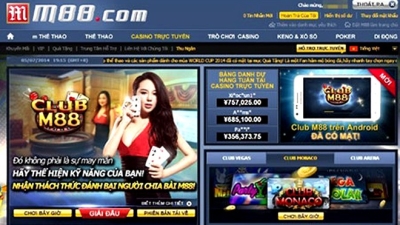 M88 - Nhà cái uy tín với kho game đổi thưởng đa dạng